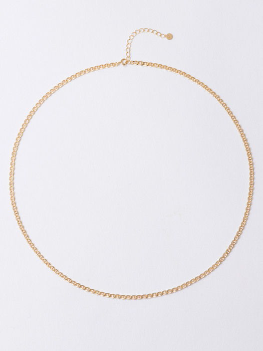 Silver Long Necklace, Lea