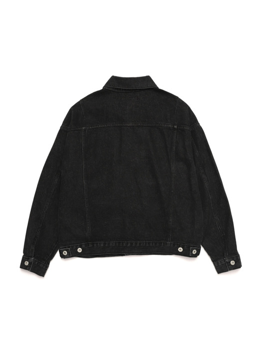 21 DENIM JACKET / BLACK