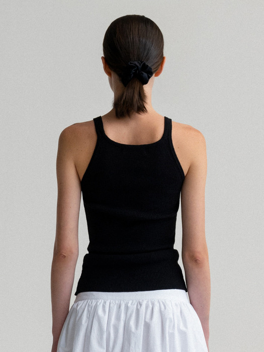 Knit sleeveless (Black)