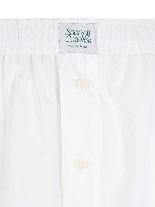 More than Comfy Shorts (Clean White)