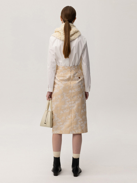 Jacquard Skirt From Japan (STYLEM) Glow-Beige