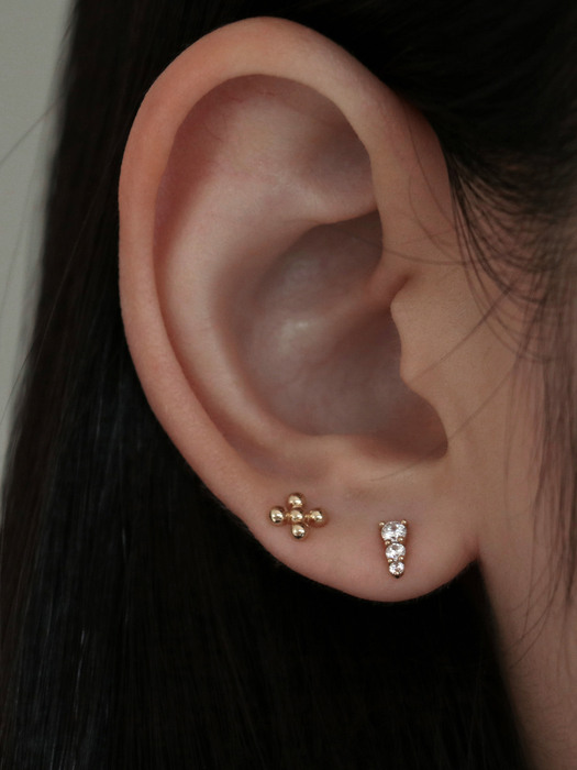 [단독]14K gold dots earring