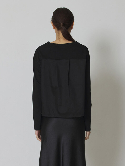 Panel real cotton top black