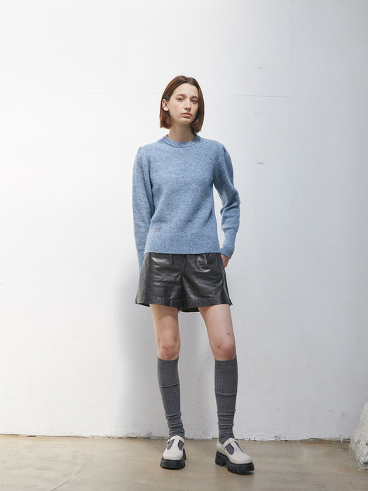 HEBE_MOHAIR PULLOVER_LIGHT BLUE