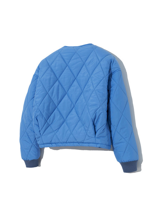Vivid quilting jacket_sky blue