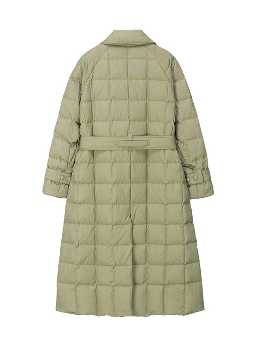 Square Quilting Duck Down Coat NEP3XHB01