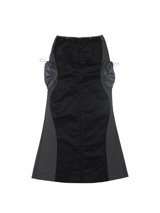 Pocket Bag Long Skirt / Black