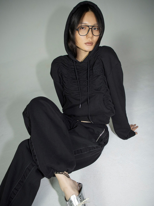 G_SIDE POINT SWEATPANTS / BLACK