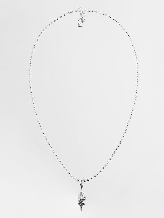 LOCKED HEART BOLD NECKLACE [ SILVER 925 ]