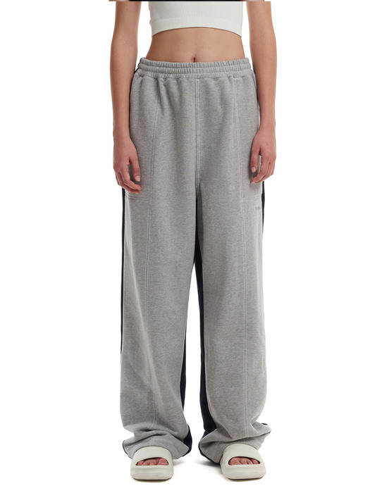 Colorblocked Lounge Pants_GREY