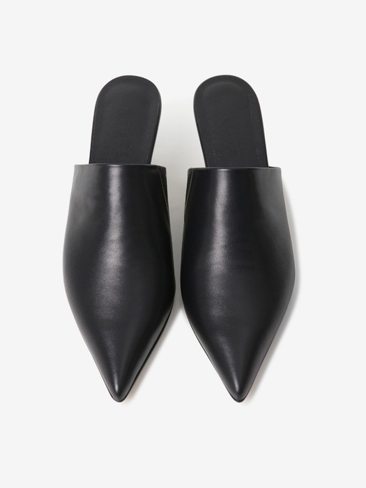 50mm Hazel Stiletto Mule (BLACK)