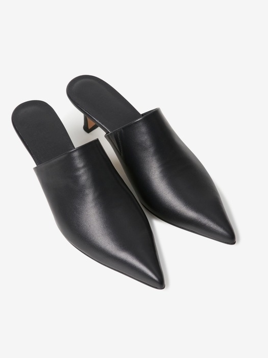 50mm Hazel Stiletto Mule (BLACK)