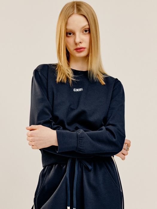 UNISEX GNRL 스웨트 셔츠 [NAVY] / SBC1U02011