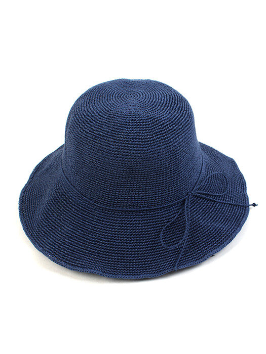 Blue Ribbon Wire Raffia Hat 라피아햇