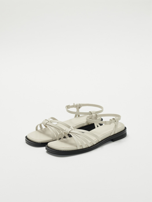 Fin sandals Ivory