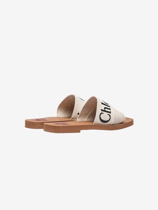 [WOMEN] 23SS WOODY FLAT MULE WHITE CHC22U188Z3 101