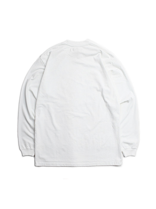 Sports & Casual Loose Fit Long Sleeve -White-