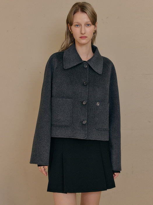[룩캐스트]헤이즐 핸드메이드 울 자켓 / HAZEL HANDMADE WOOL JACKET_4colors [W CONCEPT]