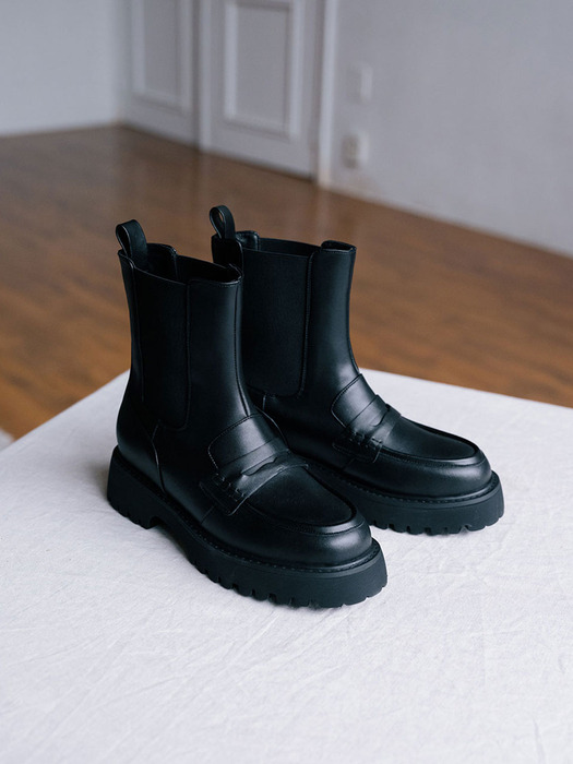Loren Chelsea Boots_ black 로렌 첼시부츠 블랙 4.5cm