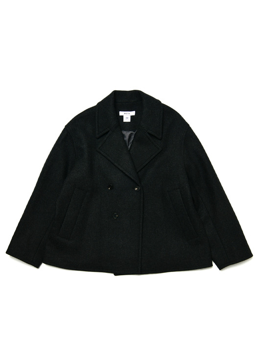 wool overfit half double coat_cc