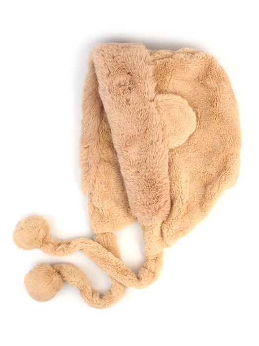 Bear Fur Beige Balaclava 바라클라바