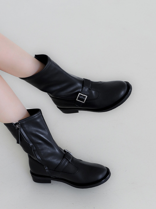 Concept middle boots_23543_black