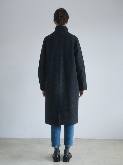 High Neck Single Coat_2color