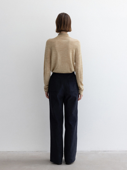 corduroy pants (navy)