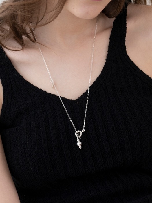 [Silver 925] Lovely Berry Long Necklace SN32