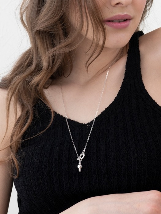 [Silver 925] Lovely Berry Long Necklace SN32
