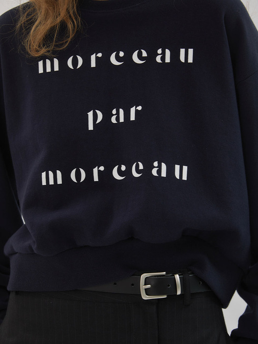 24SS Morceau Sweater Shirts_navy