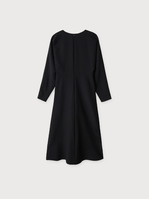 dolman sleeve dress_black