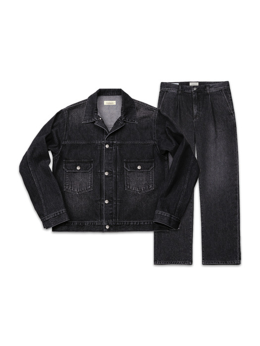 Cone denim Trucker Set up (Black)