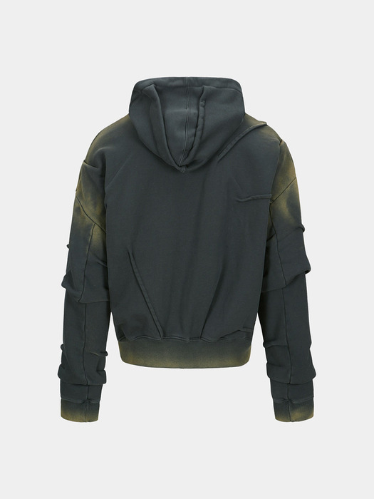 MARDRO GRADIENT HOODIE atb1080m(CHARCOAL)