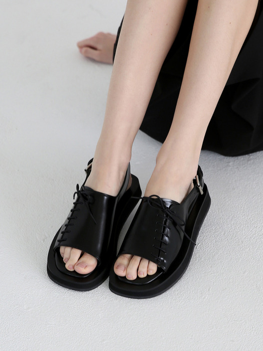 Joanna sandal / black