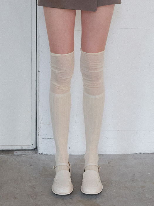 High knee socks