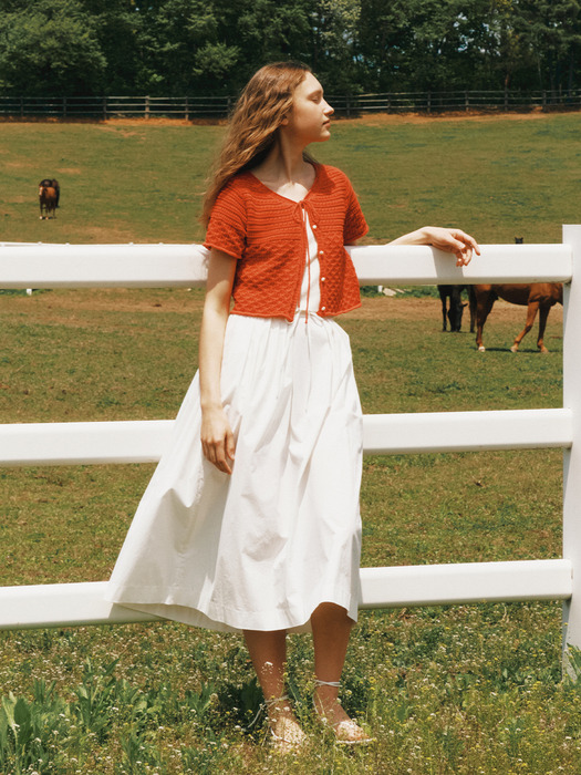 Tuck Flared Skirt _ 2color