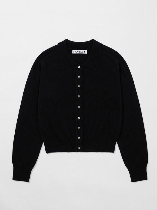 24SS cardigan knit /Black