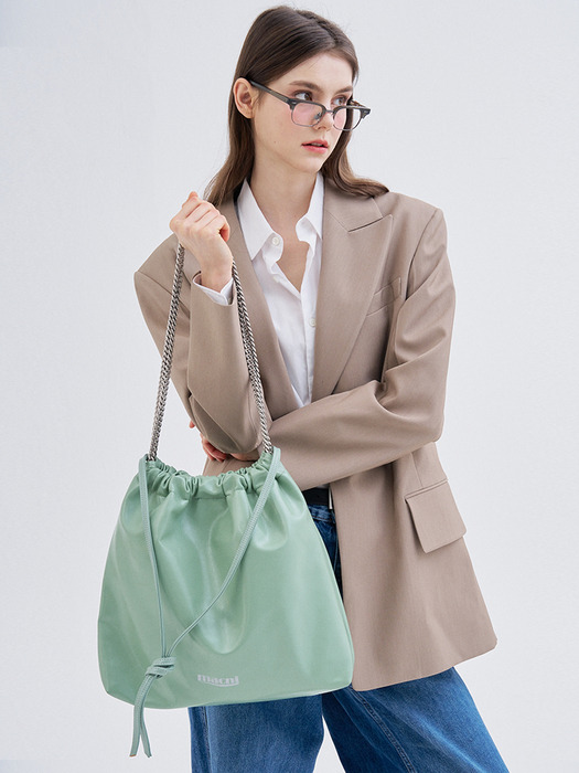 CHAIN STRING BAG_MINT