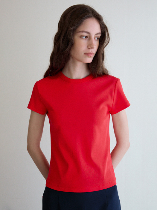 Basic T-shirt-red