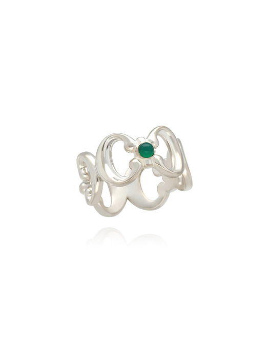 GREEN ONYX RING