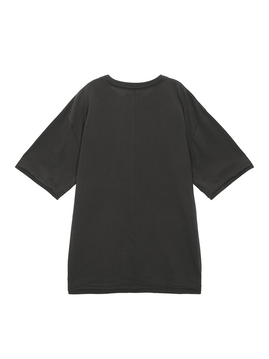 MATIN SHADE LOGO TOP IN CHARCOAL