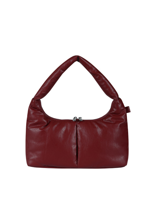 Soft Basket Hobo Bag (S)(burgundy)