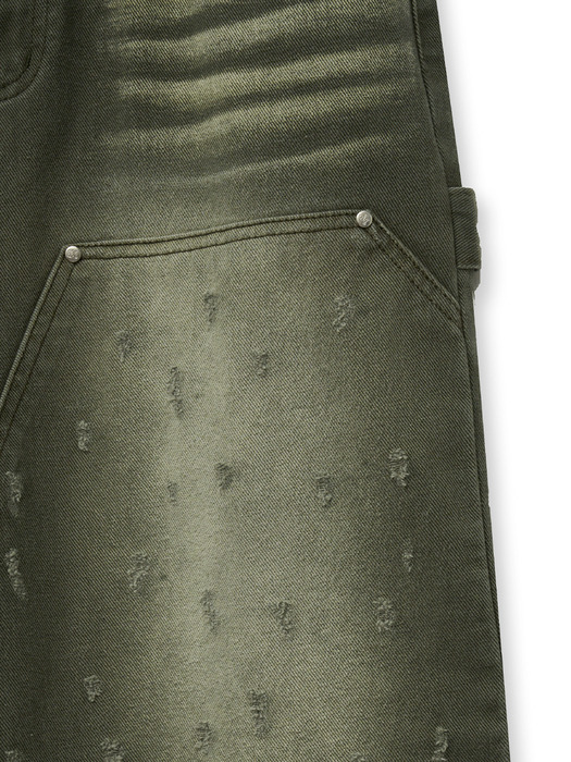 shot damage pants (khaki)