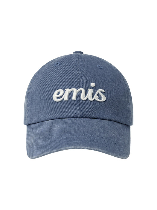 VINTAGE PIGMENT BALL CAP-BLUE