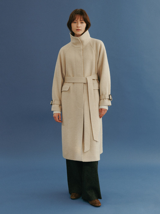 NONCE HIGH NECK COAT (2colors)