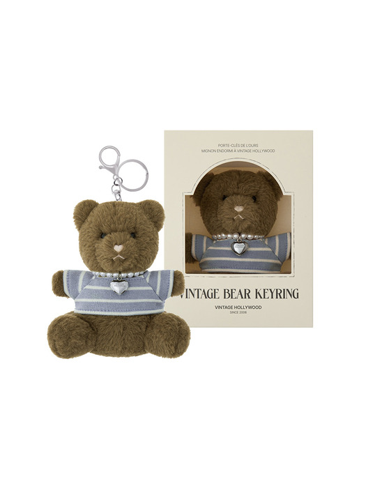 [선물포장][단독] 빈티지 곰돌이 키링 Vintage Bear Keyring_Brown_VH249OKE002M