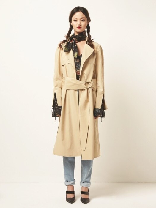 Oversize Ring Trench Coat