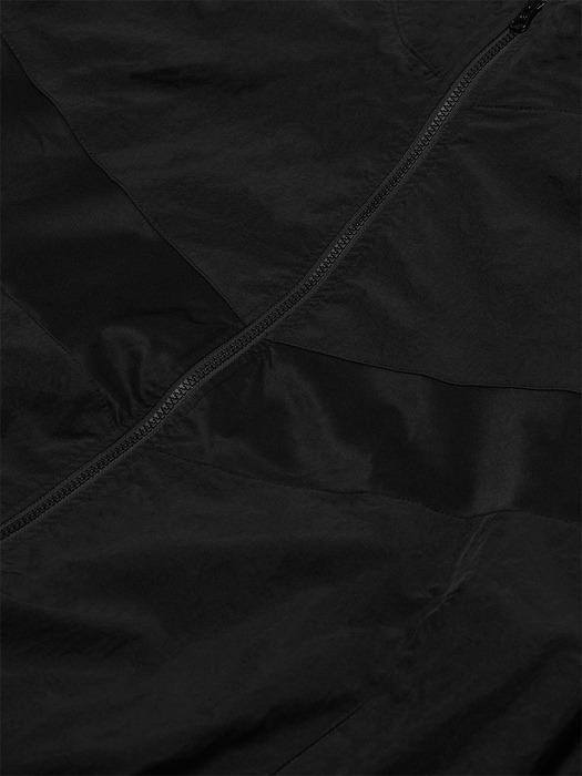 Contrast Track Jacket - Black/Black