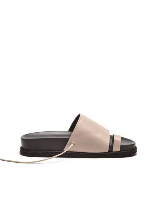 2 way Flat Sandal - khaki grey